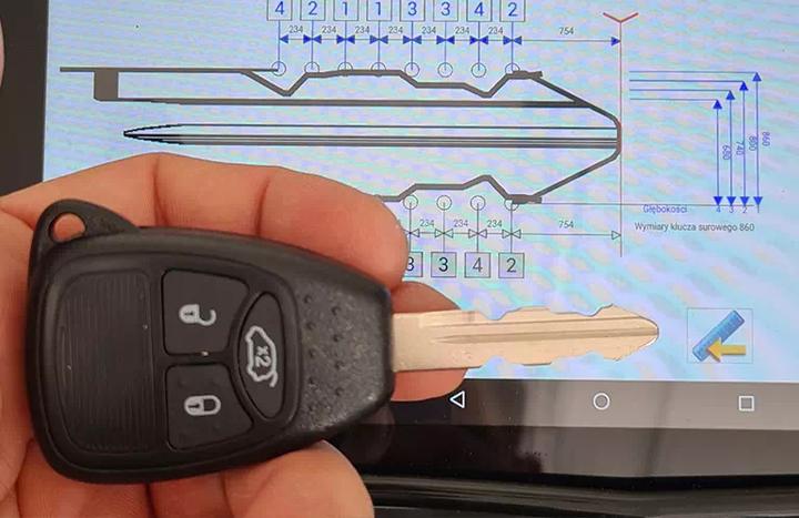 Narzędzia do dorabiania kluczy