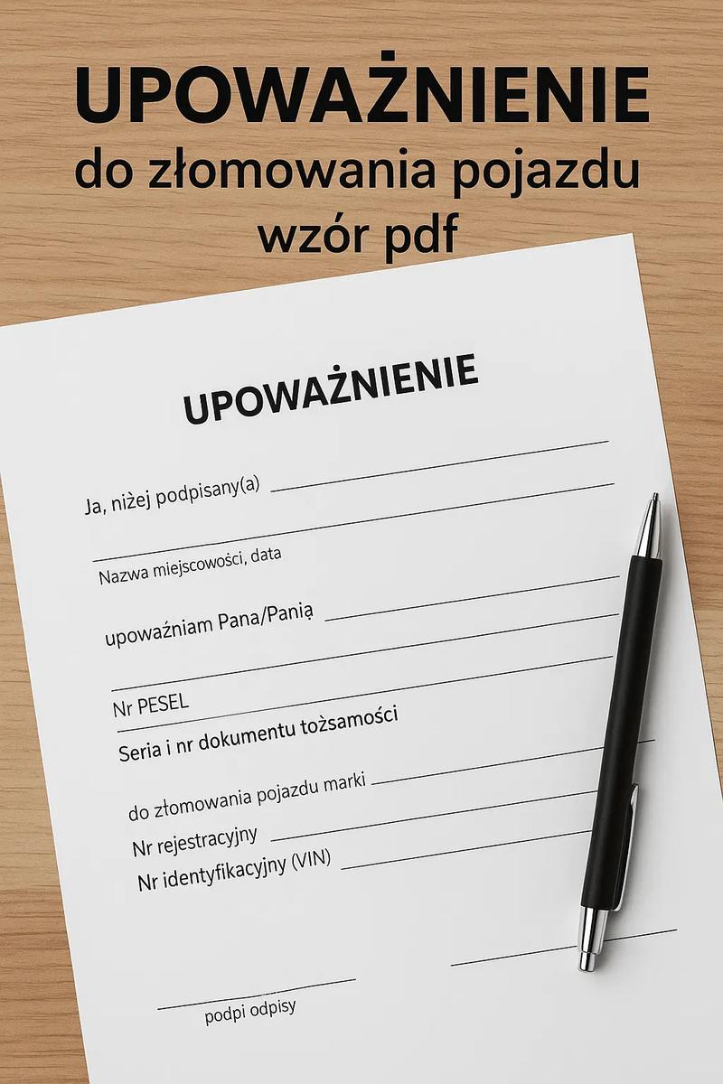 Przewodnik kasacji pojazdów