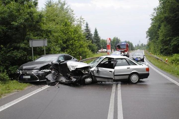 Mielec droga zablokowana